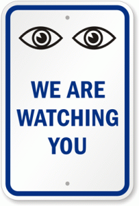 you-are-being-watched-sign-k-9828